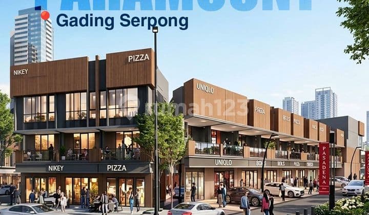 Ruko, 2 Lantai Tanpa DP di Kawasan Gading Serpong