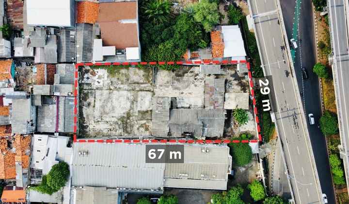 Dijual Tanah Kavling Komersial Lt 1945 Di Hook Di Pandjaitan Cawang