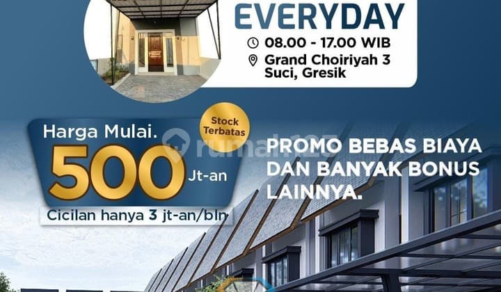 Grand Choiriyah 2 Lantai Harga 550 Jtan di Gresik