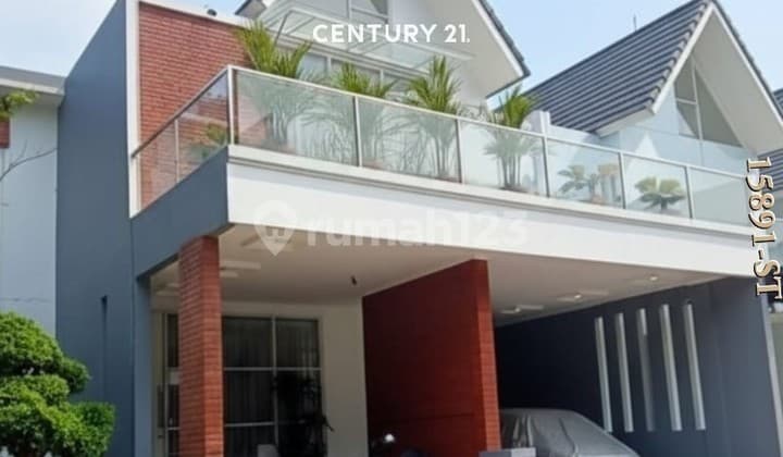 Rumah Cantik Posisi Hoek Dalam Cluster di Discovery Bintaro Sektor 9