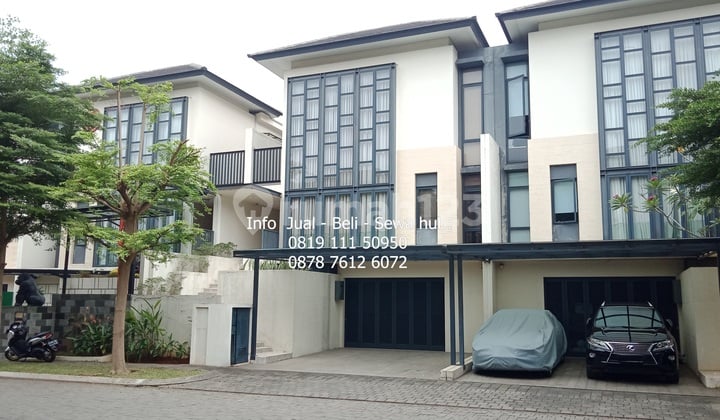 Rumah Mewah....Lance Wood @ Nava Park BSD....LT/LB: 180 / 240 M2 4+1 KT Siap Huni Semifurnish