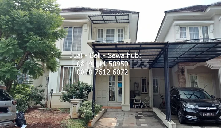 Disewa Rumah Bsd Fullyfurnish...3+1 Kt...lt lb 162 153 M²...siap Huni Dekat German Int School