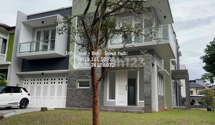 Dijual Rumah De Latinos cluster De Rio BSD City dekat Stasiun Kereta KRL Rawa Buntu