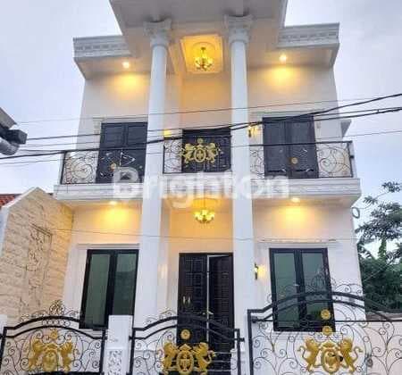 Rumah Baru Gedung Besar Mewah Murah 2 Lantai Plus 10 Kontrakan di Jatiasih Bekasi Selatan