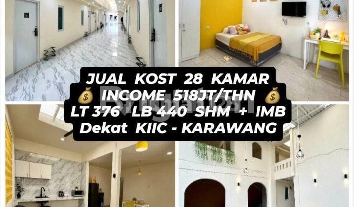 Kost2an fully rented 28 rooms near KIIC Karawang.