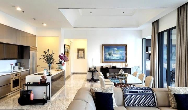 Apartement 3 BR The Langham Residence Bagus Mewah Exclusive