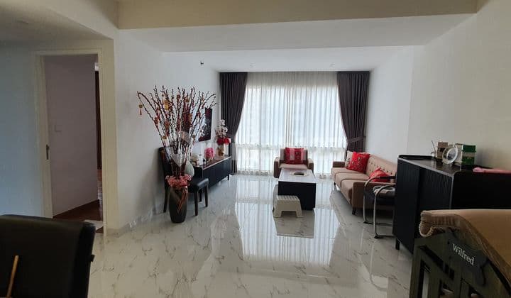 Dijual Apartment Taman Anggrek 88m Furnish Bagus Lowfloor 2kt