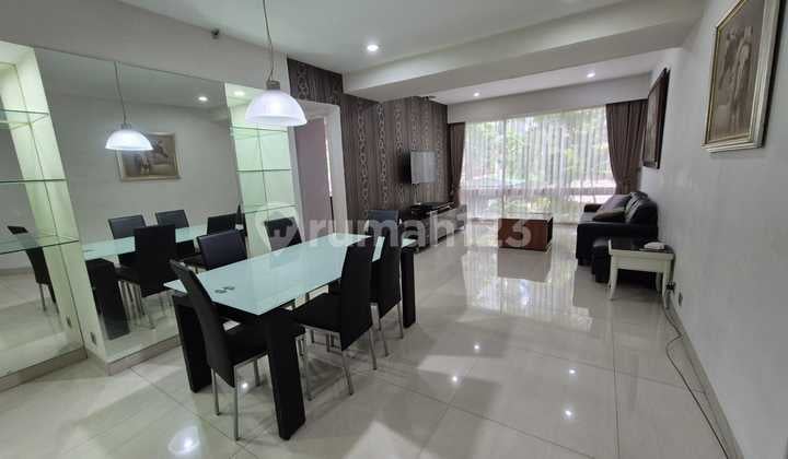 For Rent Apartment Taman Anggrek 2BR Furnished Low Floor Corner 88M