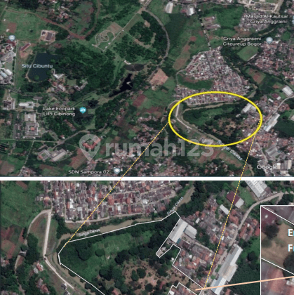 Dijual Lahan Dengan Lokasi Strategis di Cibinong Jawa Barat
