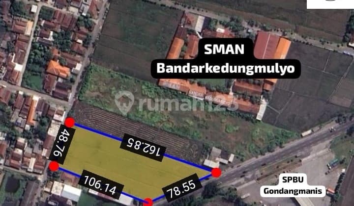 Jual Tanah Lahandi Jombang Zona Industri