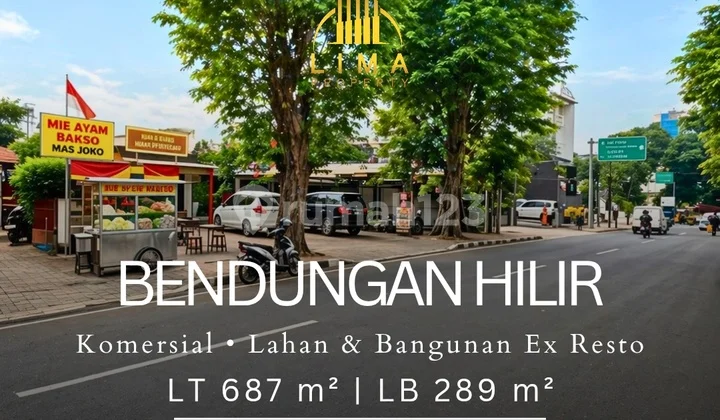Lahan & Bangunan Komersial Ex Resto . Strategis . Cocok untuk Cafe atau Resto