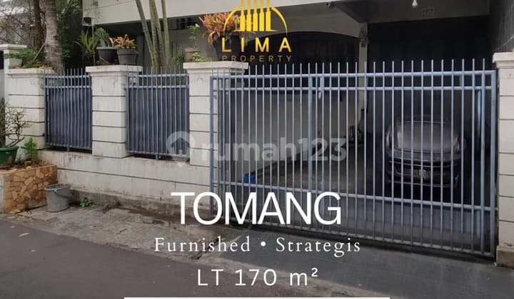 Rumah Tomang Furnished Strategis Dekat Taman Anggrek & Senayan