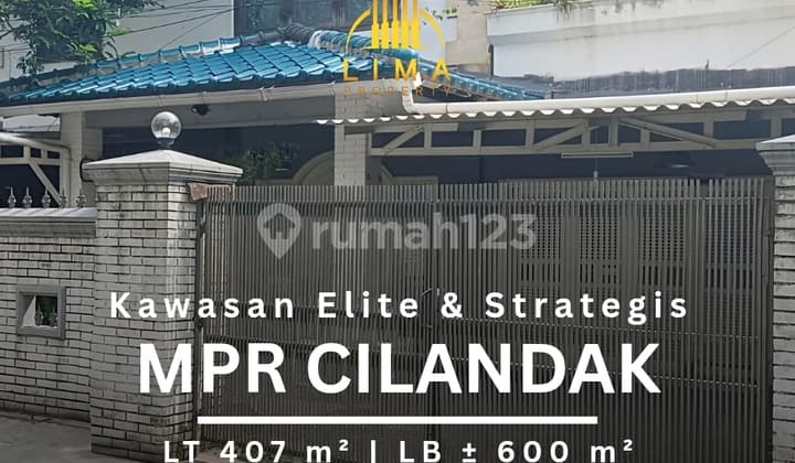Rumah Prima Area Cilandak Cocok Untuk Investor Atau Mendirikan Rumah Tinggal