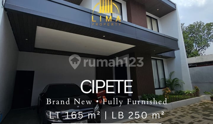 Rumah Cipete Fully Furnished Dekat MRT. Lingkungan Tenang & Nyaman