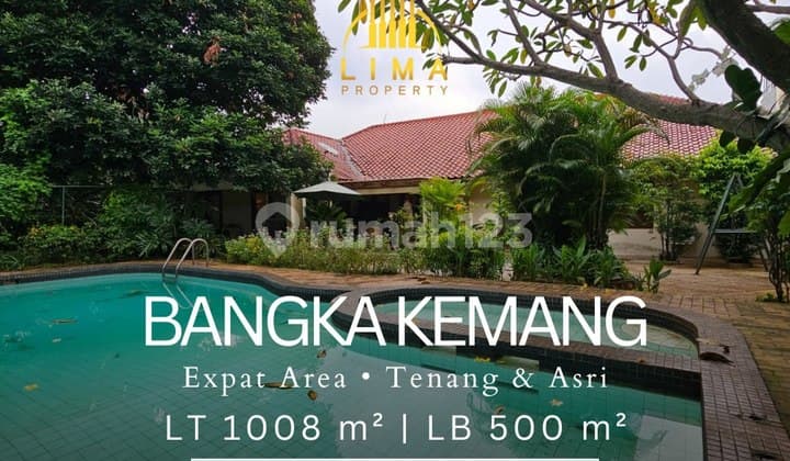 Rumah Bangkaprivate Pool & Taman Luas .Lingkungan Tenang . Row Jalan Lebar