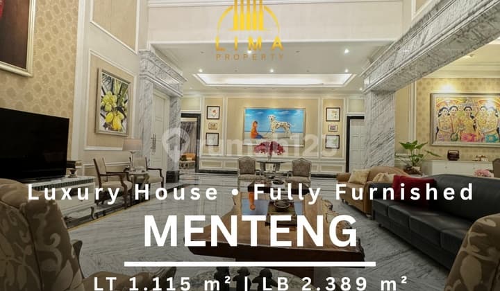 Rumah Super Mewah Menteng Rare Opportunity Kawasan Elite