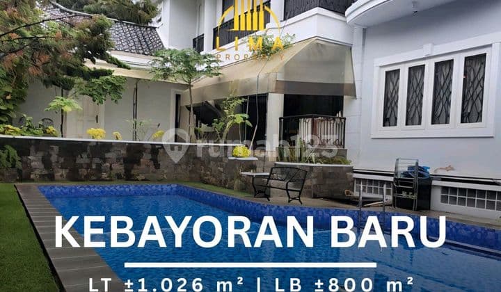 Luxury House Kebayoran Baru Posisi Hook Kawasan Elite . Selangkah Senayan & Sudirman