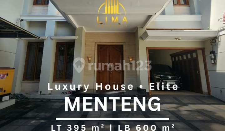 Rumah Menteng Kawasan Premium Akses Mudah Ke Thamrin & Sudirman