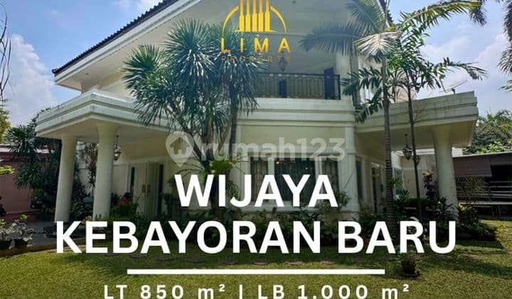 Rumah Hook Wijaya 2 Lantai Elite Dekat Kawasan Bisnis Sudirman