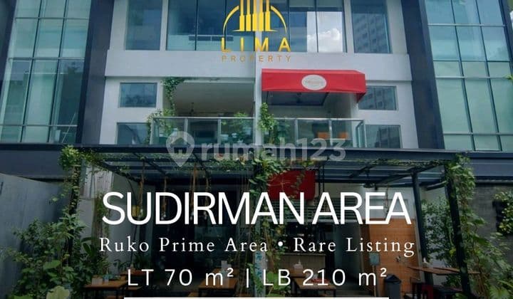 Rare Listing Ruko Sudirman Area Dekat Kawasan Bisnis