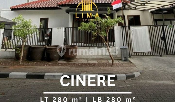 Rumah Cinere Dalam Komplek Elite Tenag & Asri