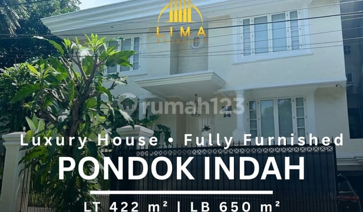For Rent Luxury Hiuse Pondok Indah Private Pool Kawasan Elite