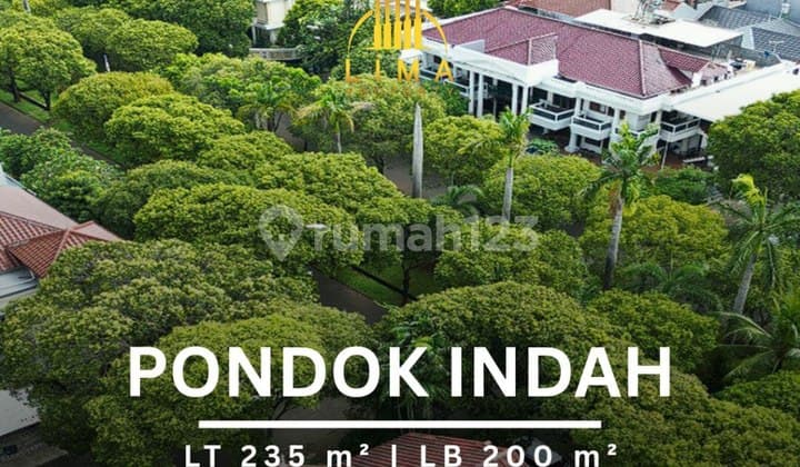 Hook House in Pondok Indah, Fronting the Park, Serene & Green Near PIM