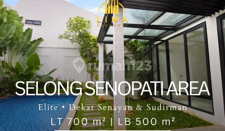 For Rent Rumah Selong Senopati Area Kawasan Elite Dekat Scbd