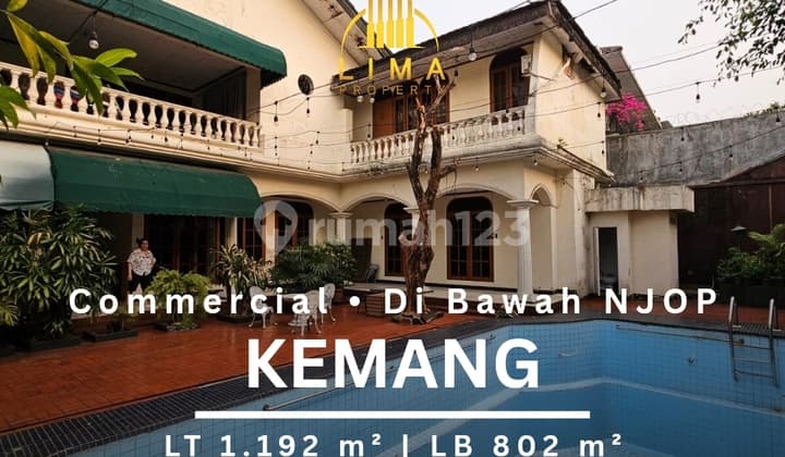 Rumah Komersial Di Bawah Njop Kemang Cocok Untuk Resto Atau Cafe
