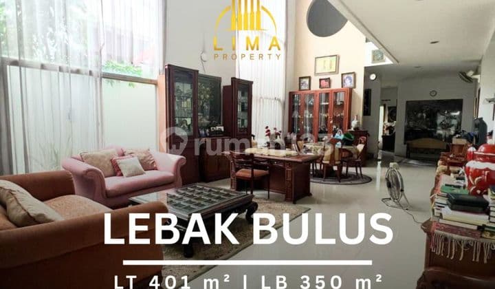 Rumah 2 Lantai Dalam Cluster Lebak Bulus Dekat Mrt