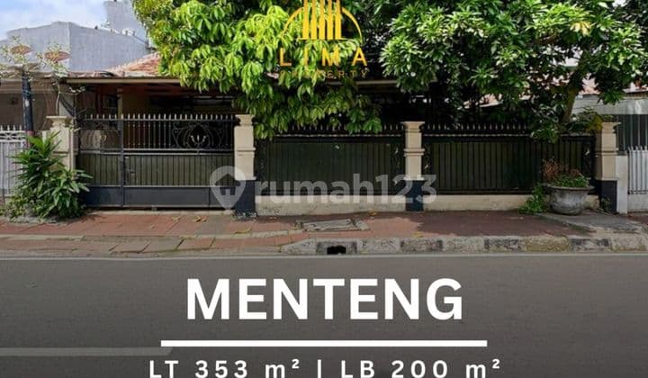 Menteng House Near Ring 1 Cheapest Elite Row Road Wide