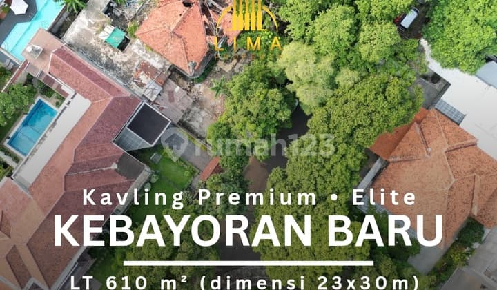 Premium Strategic Kebayoran Baru Land Plot with Wide Street Access