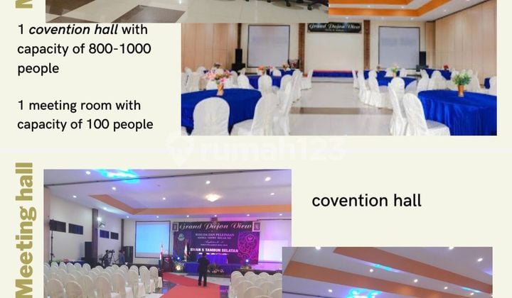 Di jual / di sewakan hotel Grand Pujon Batu Malang