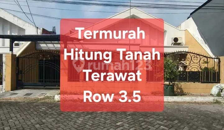 Termurah Hitung Tanah Terawat Row 3 Mobil Manyar Kertoadi