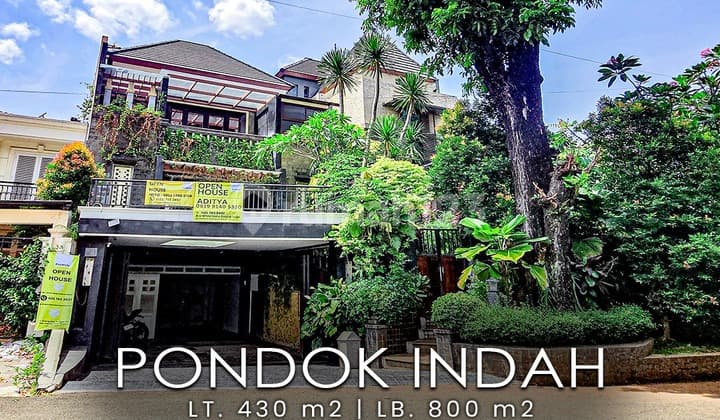 Luxury House for Sale Price Reduced Ready to Move In Pool & All Marble Spacious Rooms Guaranteed Parking for Up to 4 Cars in Pondok Indah South Jakarta Semi Furnished Access to International Schools and Mall Close to Offices and Culinary Spots Just 1 Minute Away