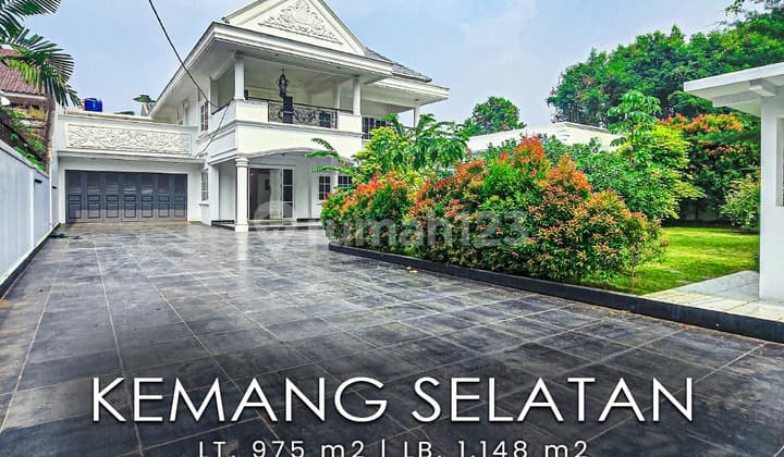 Dijual Rumah Baru Kemang Selatan Bebas Banjir Murah bisa Nego Sampai Jadi di Jakarta Selatan