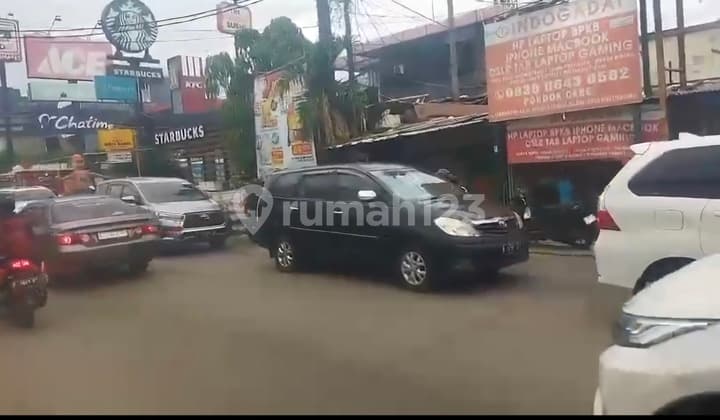 For Sale: Shop House and Old House on Cirende Raya Street, East Ciptutat (dd)