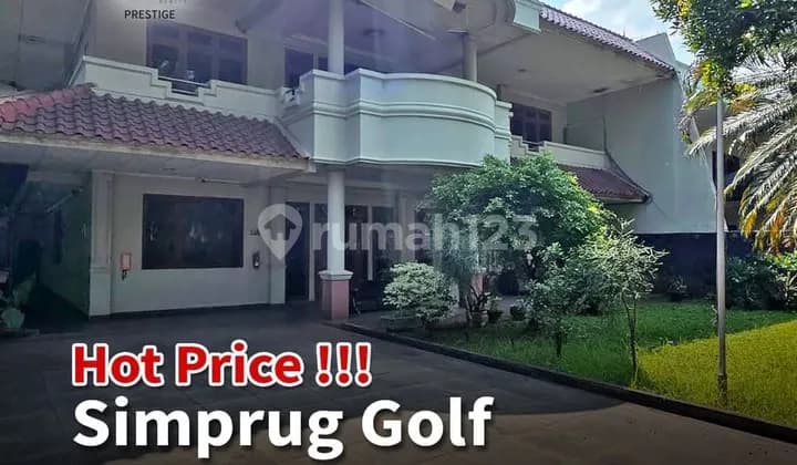 For Sale – Rumah Lama Di Simprug Golf, Jakarta Selatanlokasi Super Premium Dan Prestisius – Cocok Untuk Renovasi Atau Bangun Ulangarea Elit Simprug Golf, Dekat Scbd, Senayan, & Pusat Bisnis Jakarta Hadap Utara – Sirkulasi Udara Bagus & Tidak Panas Lt: 671