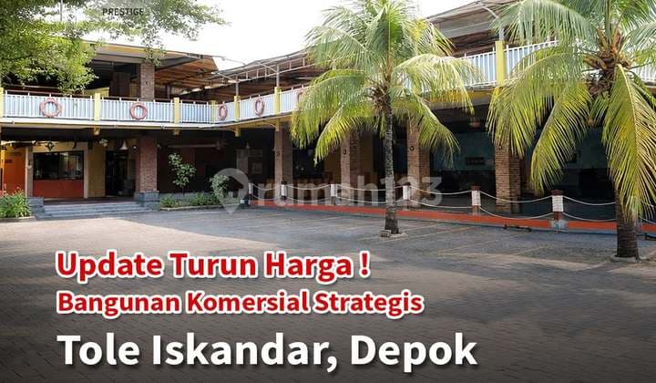 Turun Harga Gila! Dari 19 M Jadi 13 M Dijual - Bangunan Komersial Jl. Tole Iskandar Depokdetail Properti:- Sertifikat Shm- Luas Tanah 1.710 M²- Luas Bangunan 1.428 M²- Bangunan 2 Lantai + Rooftop- Listrik 27.000 Watt- Area Parkir Luas (±20 Mobil) Keunggul