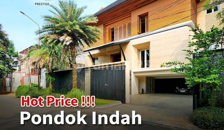 Rumah Tropical Modern - Pondok Indah (Kencana Indah Area) Hunian Mewah dengan Desain Tropical Modern di Kawasan Prestisius Pondok Indah.lingkungan Tenang & Nyaman, Jalan Depan Lebar, serta Bebas Banjir. Spesifikasi:lt 759 M² | Lb 1.115 M²3 Lantai | Bentuk