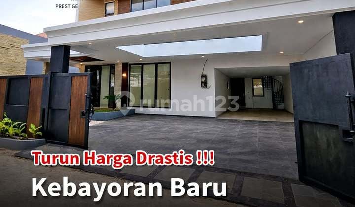 Turun Harga!!Prestige Area Luxurios House Brand New Modern Design For Sale At Komplek Griya Mandiri Radio Dalam Kebayoran Baru Jakarta Selatan.unfurnish SHM, IMB, Pbbharga Hot Deal-Luas Tanah .307 M²-Luas Bangunan 360 M²-Kamar Tidur 4 + 1-Kamar Mandi .4 +