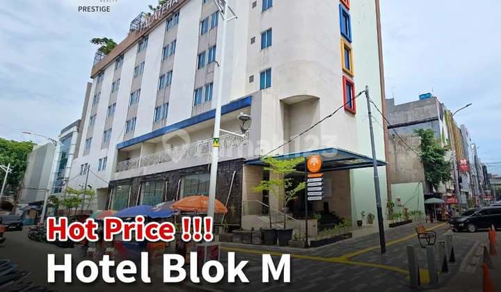 Investasi Terbaik Hotel Falatehan Blok M Ada 92 Kamar dengan Occupancy Hampir 95%Luas Tanah 728M2hoek (No Gsb)8Th Floor + Basementbuilding Size :- 1St To 6Th Floor 714M2- Basement 714M2- 7Th Floor 700M2- Rooftop Garden- 24 Hours Security Service Cctv- P