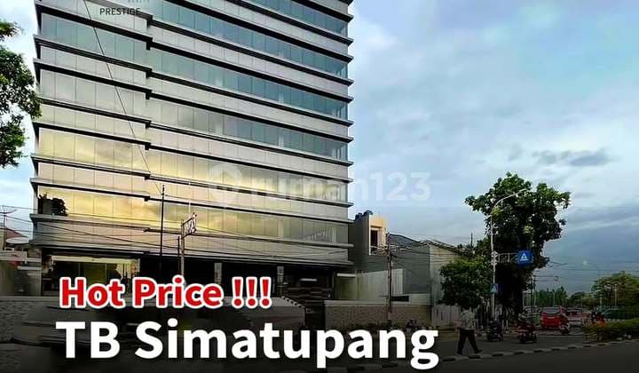 For Sale New Office Building Pondok Pinang Tb. Simatupang Jakarta Selatanlokasi Strategis, Exit Tol, Jalan Lebar.luas Tanah : 964 M² Luas Bangunan : 4000 M²Lantai: 7 + 1 Rooftop + 1 Basementparkir Mobil: 40Parkir Motor: 150Lift 2 Unittoilet Male/Female Se