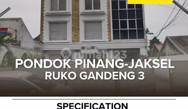 Ruko 4lantai di pondok pinang