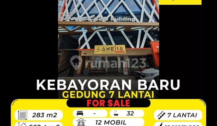 Dijual utk Kantor 7lt di melawai blok m