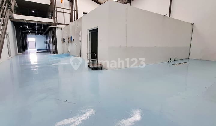 Gudang Gandeng Laksana Business Park, Pakuhaji, Murah, 1995 M2, Lift, Cold Storage, Genset, Office Full Furnish, Bagus, Siap Pakai