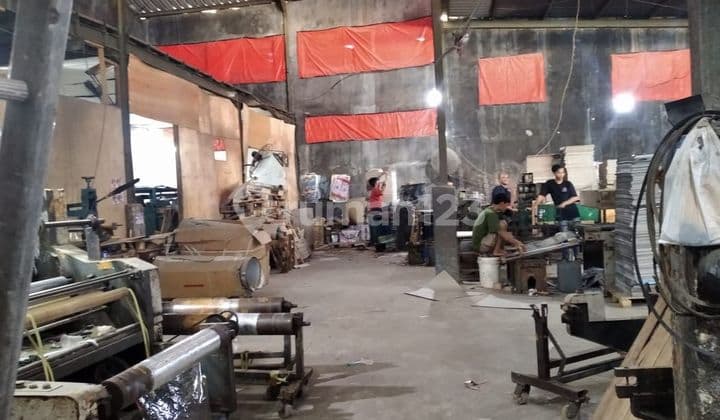 Gudang kapuk raya 1051m2, akses kontainer 40 feet, kapul raya