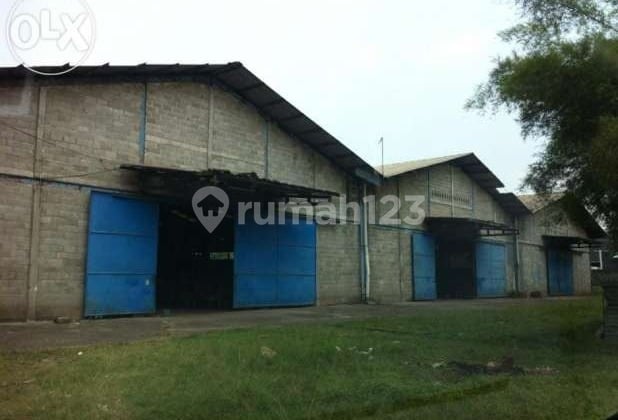 Dijual Gudang Cileungsi Bogor Pinggir Jalan Raya 10770m2