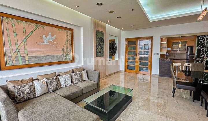 Apartemen Senayan Residences 3 Kamar Tidur Furnished High Floor
