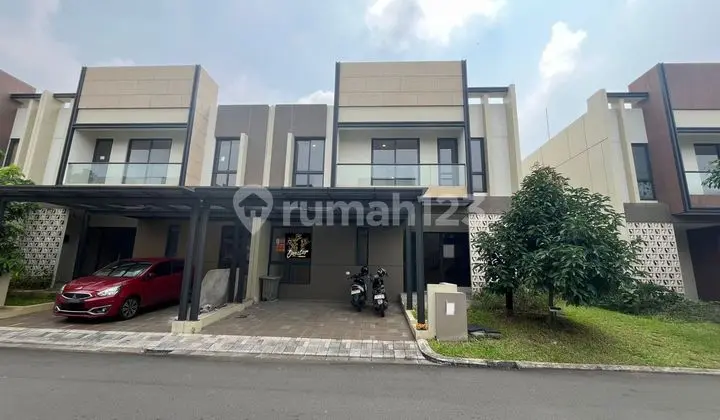 Rare Brand New House in Carson Gading Serpong with AC, Kitchen Set, Curtains